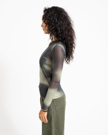TILTIL Mesh Longsleeve Faded Groen - Things I Like Things I Love