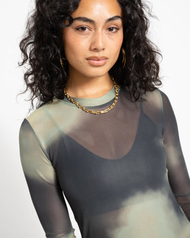 TILTIL Mesh Longsleeve Faded Groen - Things I Like Things I Love