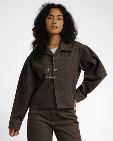 TILTIL Milly Buckle Jacket Bruin - Things I Like Things I Love