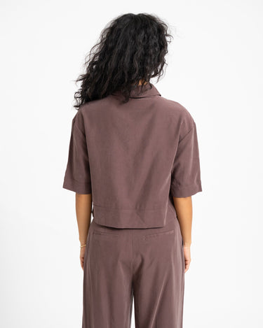 TILTIL Mine Shortsleeve Blouse Bruin - Things I Like Things I Love