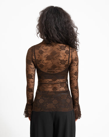 TILTIL Mira Lace Longsleeve Bruin - Things I Like Things I Love