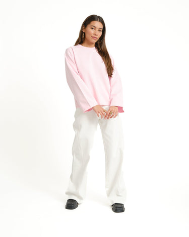 TILTIL Missy HR Relaxed Seam Jeans White - Things I Like Things I Love