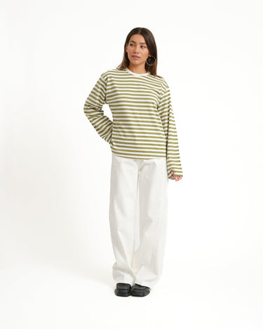 TILTIL Missy HR Relaxed Seam Jeans White - Things I Like Things I Love