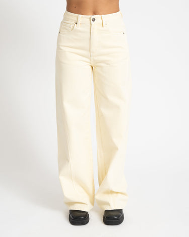 TILTIL Missy Relaxed Seam Jeans Butter Yellow - Things I Like Things I Love