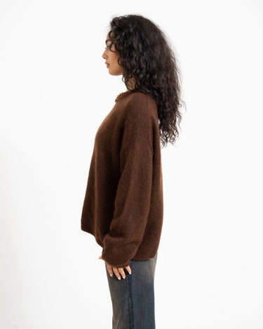 TILTIL Mulla Mohair Pullover Brown - Things I Like Things I Love