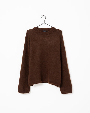 TILTIL Mulla Mohair Pullover Brown - Things I Like Things I Love