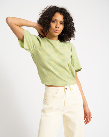 TILTIL Oi - Vi Shortsleeve Blouse Green - Things I Like Things I Love