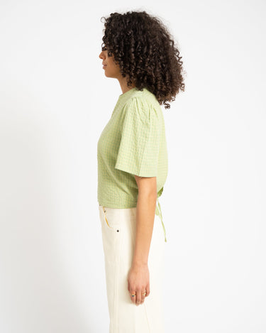 TILTIL Oi - Vi Shortsleeve Blouse Green - Things I Like Things I Love