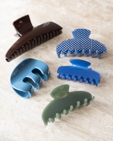 TILTIL Penny Claw Clip Shiny Blauw - Things I Like Things I Love