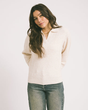 TILTIL Pero Polo Knit Sand - Things I Like Things I Love