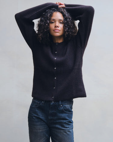TILTIL Pia Knitted Cardigan Brown - Things I Like Things I Love