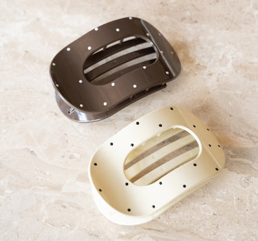 TILTIL Polkadot Honey Clip Bruin - Things I Like Things I Love