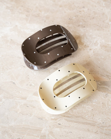 TILTIL Polkadot Honey Clip Bruin - Things I Like Things I Love