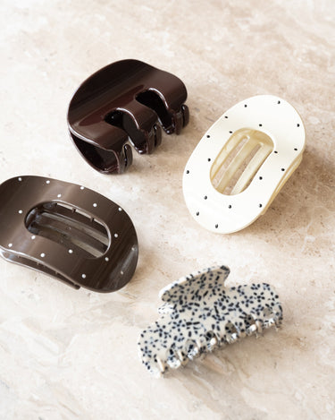 TILTIL Polkadot Honey Clip Bruin - Things I Like Things I Love