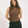 TILTIL Rody Mesh Top Leopard Orange - Things I Like Things I Love