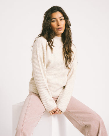 TILTIL Ronja Crewneck Knit Sand - Things I Like Things I Love