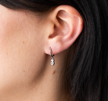 TILTIL Sacred Heart Earrings Zilver - Things I Like Things I Love