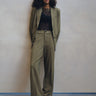 TILTIL Sanne Pintuck Pantalon Donkergroen - Things I Like Things I Love