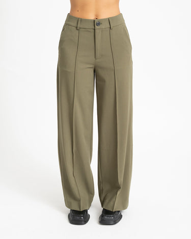 TILTIL Sanne Pintuck Pantalon Donkergroen - Things I Like Things I Love