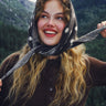 TILTIL Sara Triangle Polkadot Scarf Bruin - Things I Like Things I Love