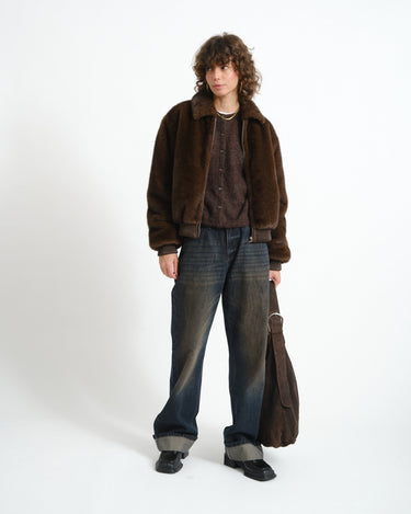 TILTIL Senna Mohair Cardigan Bruin - Things I Like Things I Love