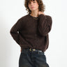 TILTIL Senna Mohair Cardigan Bruin - Things I Like Things I Love