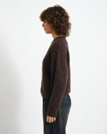 TILTIL Senna Mohair Cardigan Bruin - Things I Like Things I Love
