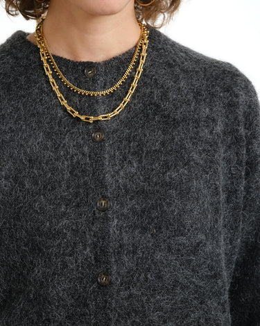 TILTIL Senna Mohair Cardigan Grijs - Things I Like Things I Love