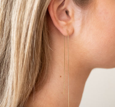 TILTIL Set van 2 Drop Chain Stud Earrings Goud - Things I Like Things I Love