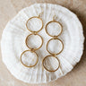 TILTIL Set van 2 Open Circle Statement Earrings Goud - Things I Like Things I Love