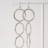 TILTIL Set van 2 Open Circle Statement Earrings Zilver - Things I Like Things I Love