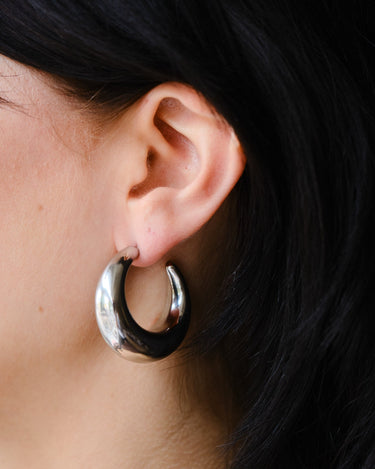 TILTIL Set van 2 Plump Hoop Earrings Zilver - Things I Like Things I Love