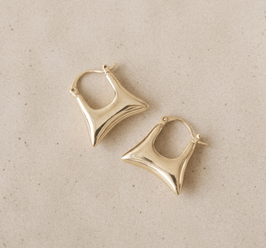 TILTIL Set van 2 Squary Hoop Oorbellen Gold - Things I Like Things I Love