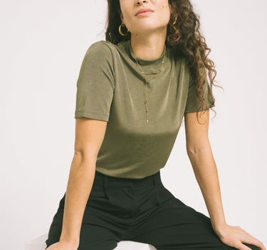 TILTIL Shimmy Highneck Olive - Things I Like Things I Love