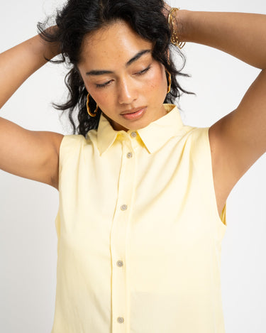 TILTIL Sleeveless Juna Blouse Yellow - Things I Like Things I Love