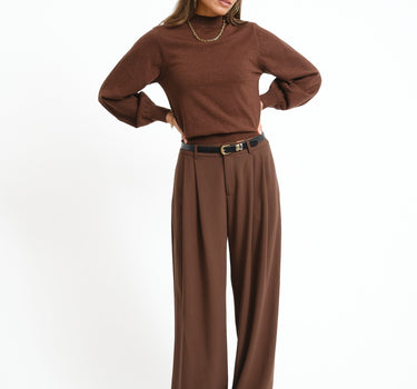 TILTIL Sparkle Turtleneck Brown - Things I Like Things I Love