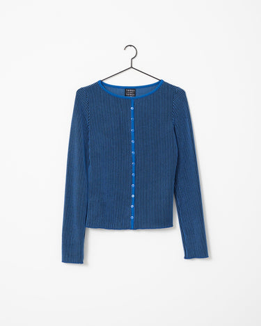 TILTIL Striped Fonna Button Longsleeve Donkerblauw - Things I Like Things I Love