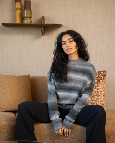 TILTIL Striped Rumi Pullover Grey - Things I Like Things I Love