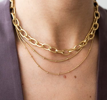 TILTIL Three In One Necklace Gold - Things I Like Things I Love