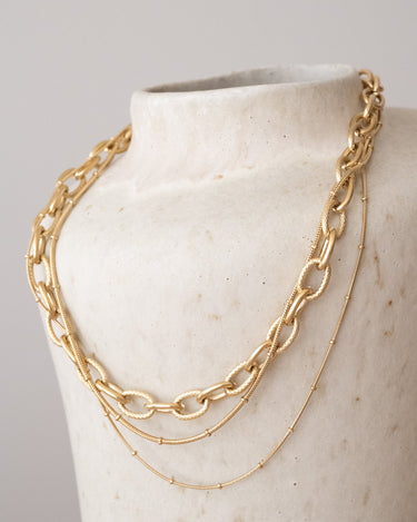 TILTIL Three In One Necklace Gold - Things I Like Things I Love