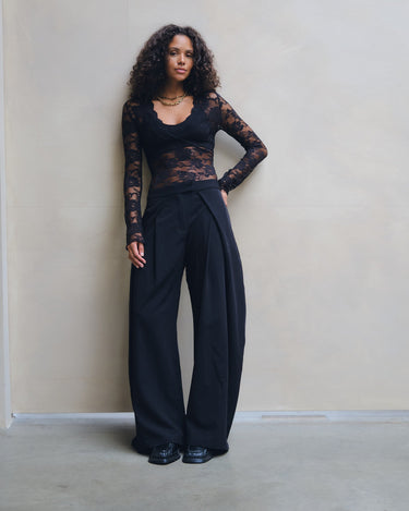 TILTIL Wide Lela Pantalon Black - Things I Like Things I Love