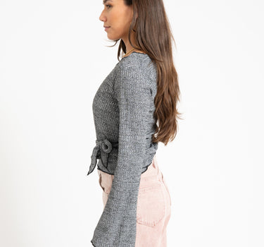 TILTIL Willy Wrap Flare Grey Melange - Things I Like Things I Love