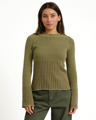 TILTIL Yella Cable Jumper Green - Things I Like Things I Love