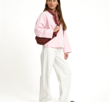 TILTIL Lou Schal Satin Bordeaux