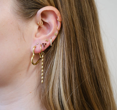 TILTIL Set van 2 I Heart You Oorbellen Goud
