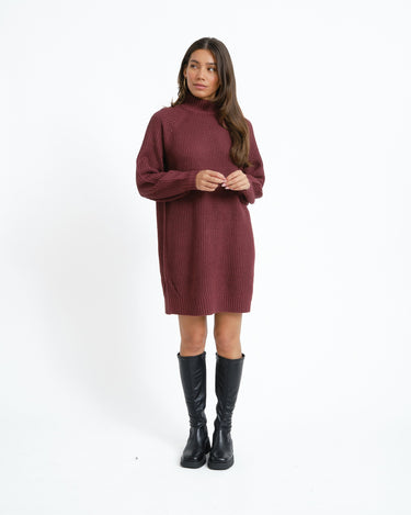 Timmy Knit Dress Fig - Things I Like Things I Love