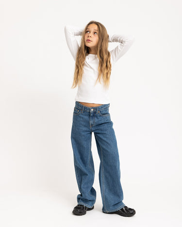 Tokyo Wide Denim GIRLS Blue Denim - Things I Like Things I Love