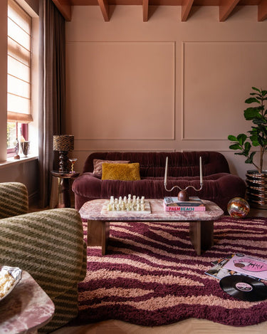 Vloerkleed Fantaisie Bordeaux - Things I Like Things I Love