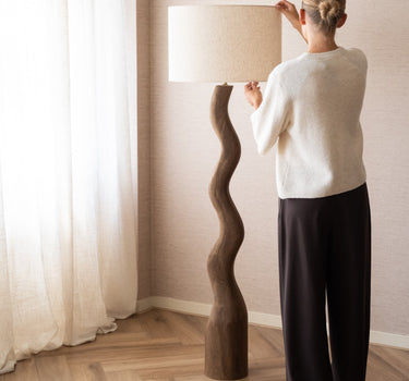 Vloerlamp Mavi Wavy Linnen - Things I Like Things I Love