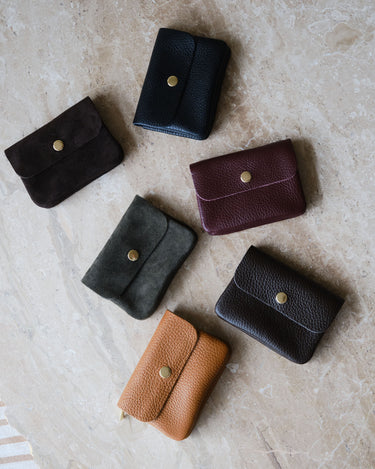 Wallet Lisa Small Real Suede Groen - Things I Like Things I Love